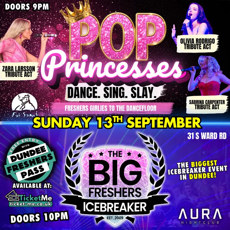 Pop Princesses 💅 Freshers Ice Breaker