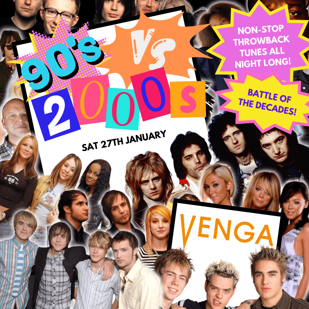 Venga Retro Rumble: 90s vs. 00s